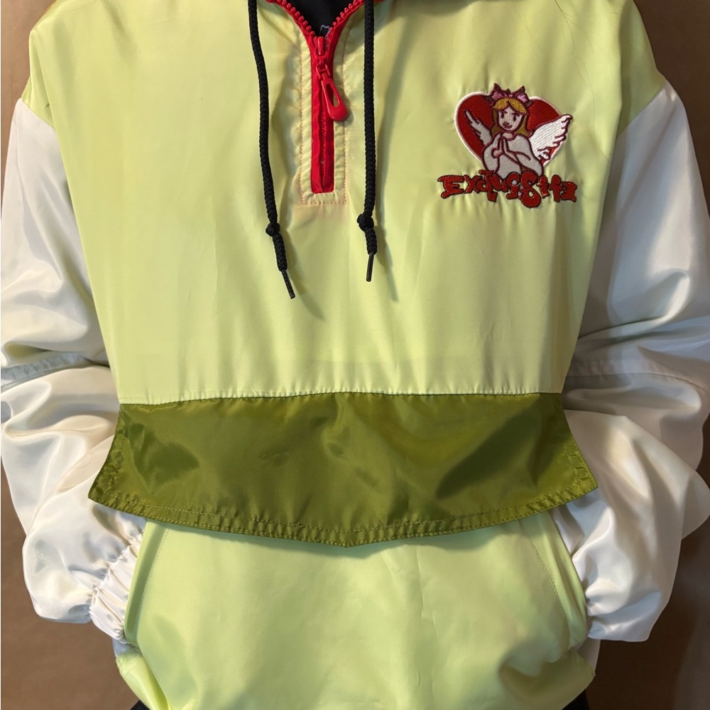 “Exquisite” Angel Graphic Pullover Jacket